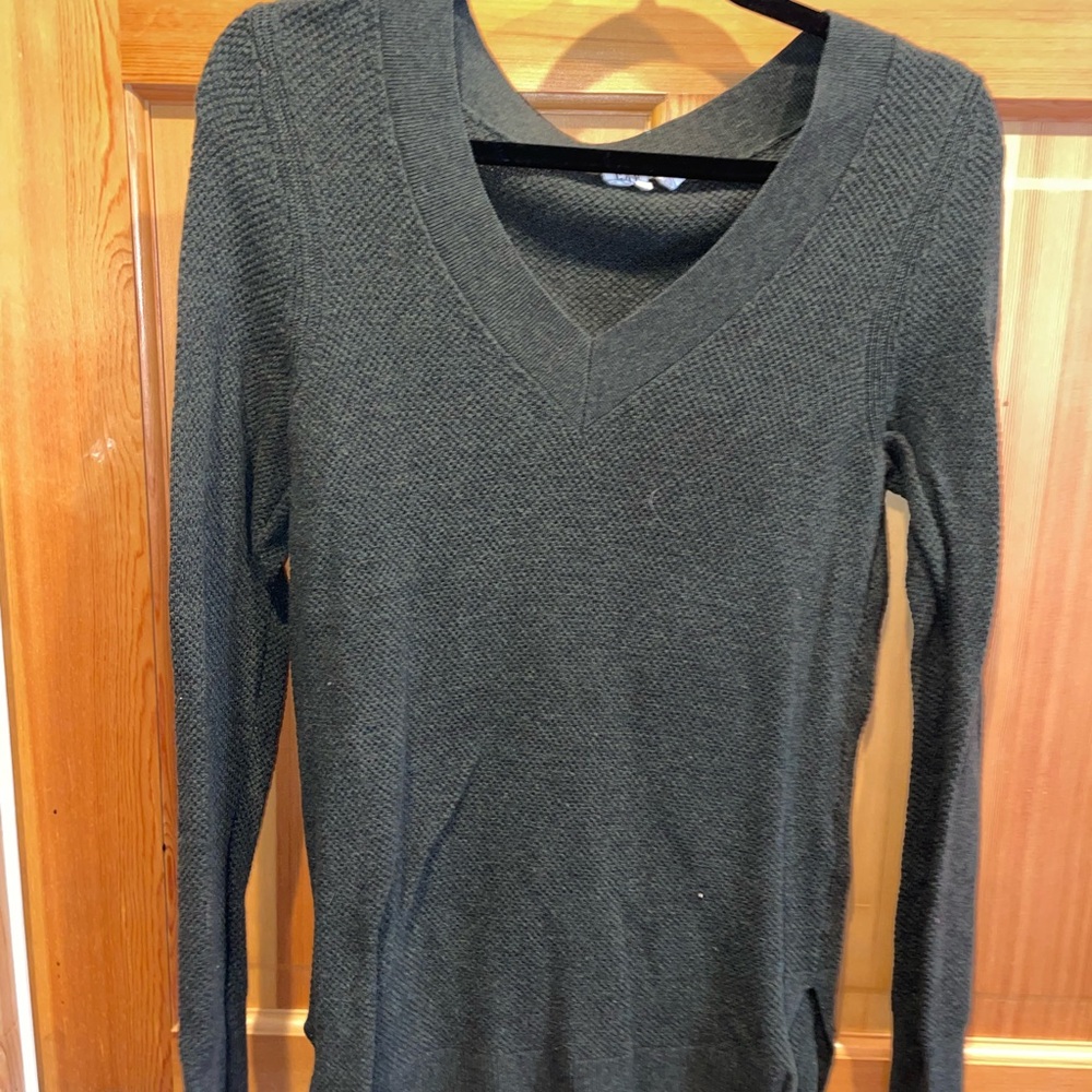 GAP Dark Gray V-Neck Sweater